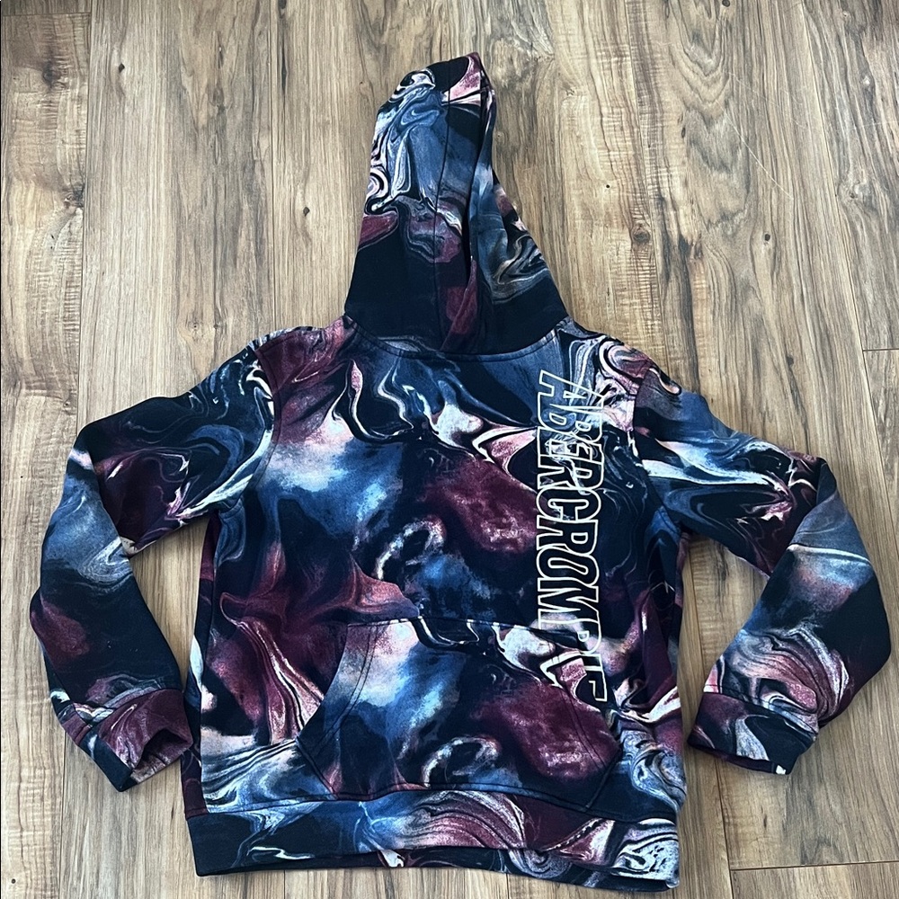 Abercrombie Kids Purple and Black Hoodie